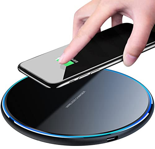 Wireless Charger, 15W/10W/7.5W Wireless Charging Pad Compatible for 13 Pro Max /13 Pro /11 /XS/XS Max/X / 8, Fast Charging for S10 /S10+ /S9 /S8 /S7