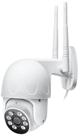 funxwe 1080P HD Wireless Security PTZ IP Camera, 2GHz 5GHz Dual WiFi P2P Pan/Tilt Motion Detection Auto Tracking, Two Way Audio Spotlight Alert Outdoor Camhipro