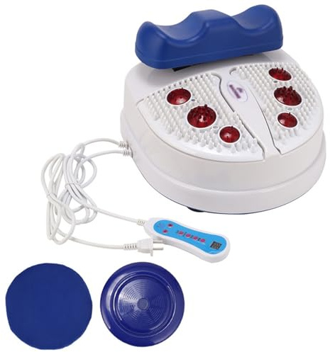 Foot Massager Machine, Fitness Blood Chi Machine, Rocking Physiotherapy Chi Massage Foot Leg Massager for Blood Circulation Chi Machine Relieve Fatigue,Blue