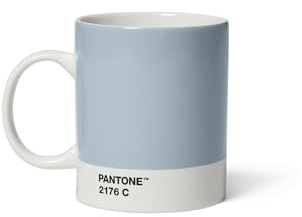 Pantone Dusty Sky 2176 Porcelain Coffee Mug, Dishwasher Safe, 375 ml