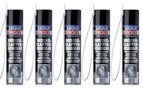 Pro Line Throttle Valve Cleaner Intake Deposit Cleaner 5x400 ml - Carburetor & Throttle Body for Smooth Performance
