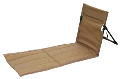 JISADER Silla de Suelo con Respaldo, cojín de Tela Oxford para Playa, Ideal para Senderismo y Trekking.