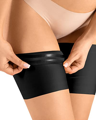 futuro fashion Bandas elásticas para el muslo para mujer, antirozaduras, protector de satén elástico para muslo, silicona antideslizante, bandas de frotar las piernas contra la fricción, colores