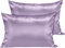 Moonlight Bedding Lavender Cooling Satin Pillow Cases 2 Pack – Soft & Smooth Feels Like Silk Pillowcases for Hair and Skin Care