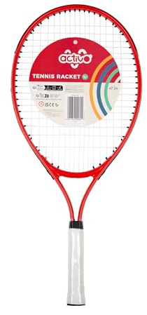Activo Children's Tennis Racket for Young Players, Crafted from Durable Aluminium, Perfect Kids Tennis Racket for Learning Basic Tennis Skills, Lightweight and Easy to Handle, Ideal for Ages 3+