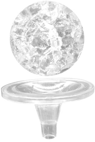 CLISPEED Ornements de Boule de Cristal pour Fontaine Intérieure Décorative en Plastique Design Élégant et Solide pour Maison et Bureau 1 Pièce