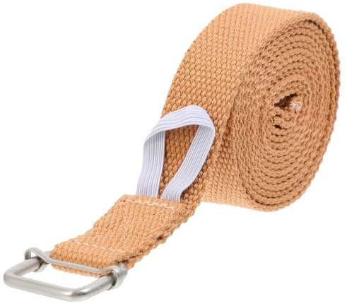 HANABASS Ceinture De Yoga Sangle Élastique En Coton 1,83 Mètre Multifonction Bande Élastique Portable Pour Étirement, Fitness Et Pilates, Pour Entraînement Et Récupération Sportive