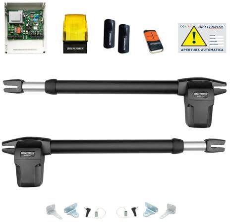 KIT BHR 400 AUTOMAZIONE AUTOMATISMO CANCELLO BATTENTE 2 ANTE 230VAC 220V