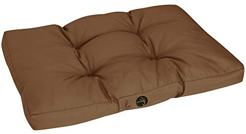 Waidmeister Hundekissen Lasse - Gepolsterte Hundematte mit Schmutz- und Wasserabweisendem Bezug, Größe:M - 75x50x8 cm, Farbe:Taupe