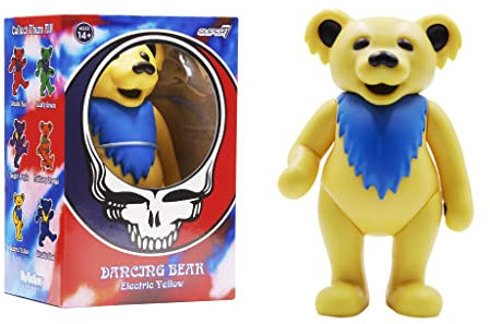 Grateful Dead Reaction Figure - Dancing Bear (Electric Yellow)