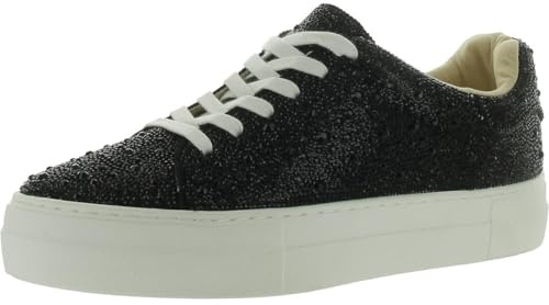 Betsey Johnson Women's Sidny Sneaker, Black, 6.5