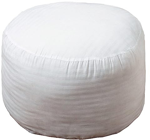 Asuprui Pouf Ottoman Filling Footstool Filler Polyfill Stuffing Stuffing Ottoman Filler Pouf Insert Bean Bag Filler 20x20x12 Inches Round Floor Bean Bag Chair Filling