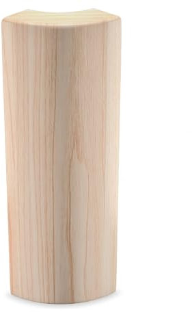 5.5 x 3/4 Rounded Outside Bullnose Corner Baseboard Molding and Trim Block. Pine. Fits Standard 3/4 Rounded Bullnose Corners. (10)