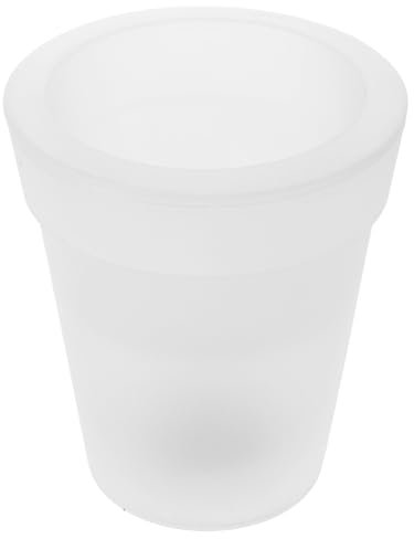 VANZACK Maceteros Luminosos Exterior Led Lámpara Decorativa Solar Decoración para Jardín Luz Solar para Maceta