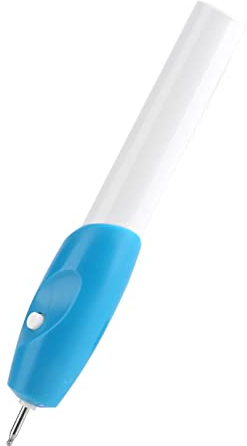 Pluma de grabado, herramienta de grabado alimentada por batería, 1 bolígrafo grabador para vidrio, metal, plástico, madera