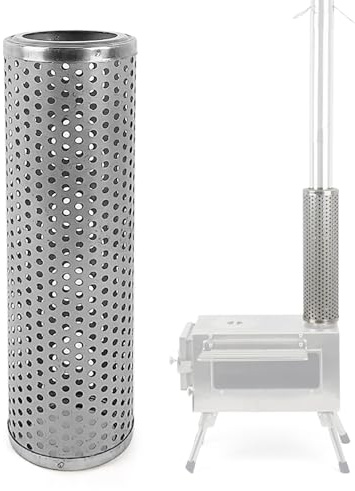 Pipa de pellets - Parrilla de pellets de 33 pulgadas, Tubería de pellets de madera para barbacoa duradera, Tubería de engrase de acero inoxidable como accesorios de barbacoa para ahumadero Manguera