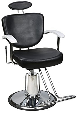Barberpub Sedia da parrucchiere idraulica 2060BK