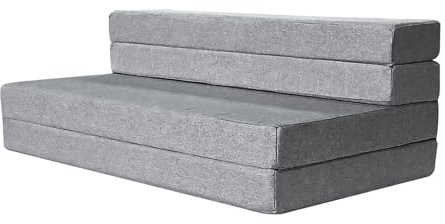 K´Foam Store Sofá Cama y Colchón Plegable, Ideal para Camping, Apartamentos, Viajes, Invitados (135 x 190 x 11)
