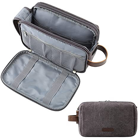 BAGSMART Trousse de Toilette Homme Voyage Accessoires Grande Trousse Toilette Imperméable Trousse Maquillage Femme Sac de Toilette Organisateur