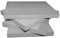 The Stove Wizard Feuerplatte, hitzebeständig, isolierende Kalziumsilikatplatte, 4 Steine, 1000 °C, Isolierung, schwer entflammbar, Hochtemperaturisolierung, Keramikfaser, Wärmedämmplatte, grau, Skamol