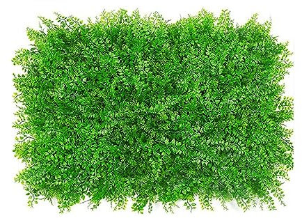 Paneles de boj Artificiales, Paneles de setos Artificiales 40x60 cm Paneles de Plantas de boj Valla de setos de Plantas Artificiales Verdes, césped de Cola de fénix Falso 6pcs