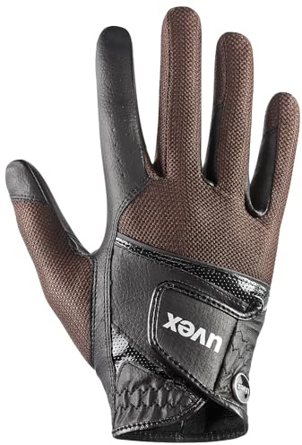 Uvex sumair Reithandschuhe, Black-Brown, 9