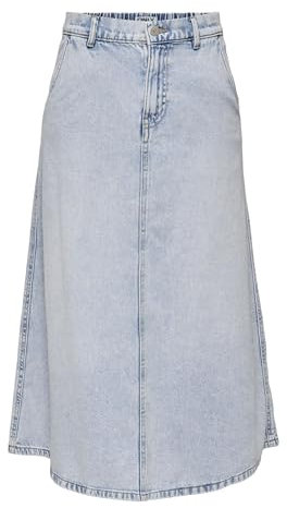 ONLY Female Jeansrock ONLMINDY Denim Langer Rock