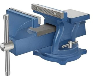 FBFTGMRMTA Étau d'établi de 4 Pouces, Pinces de Serrage Robustes et verrouillables, Largeur de mâchoire de 4 Pouces, Base pivotante à 360 °, étau CNC for établi de Travail du Bois Mi