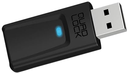 Quad Lock trådlös biladapter för Apple CarPlay och Android Auto – Plug & Play USB för bilar med trådbunden CarPlay/Android Auto