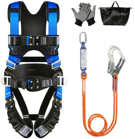 YouProtect säkerhetssele kit justerbar, tjockt midjeskydd, används för användning i hög höjd