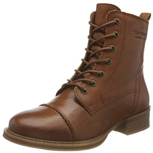 Ten Points Damen Pandora Stiefelette, Cognac, 41 EU