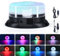 Fxlpower LED Rundumkennleuchte, 9 Modi LED Warnleuchte mit Magnetischem, Gabelstapler Warnung Blinklichter für LKWs Postfahrzeuge Traktor Traktor Golfwagen