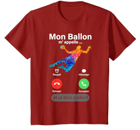 Humour Handball enfant femme Cadeau Homme Hand Tee T-Shirt