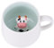 HOTUT 3D Tasse aus Keramik,Lustige 3D Tier Tasse,Milchkuhstil Kaffee Milch Tee Keramik Becher für Frauen, Mädchen, Freundin,Weihnachten Geschenk für Geburtstage