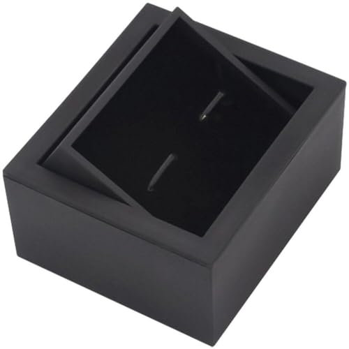 Klappdeckel, Drehbare Manschettenknopfbox, Manschettenknöpfe, Schmuckaufbewahrung, Tragbare Schmuck-Display-Box, Manschettenetui Für Männer Und Frauen