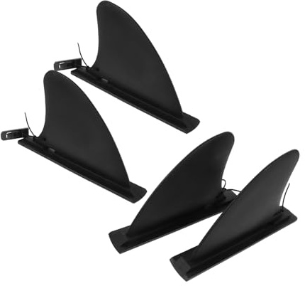 Cabilock 4 Piezas Aletas Paddleboard Inflables Quillas Resistente para Kayak y Sup Estabilizador Desmontable para Control y Navegación Precisa Deportes Acuáticos