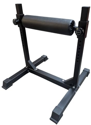 FXR Sports Bulgarian Split Squat Stand, 12-Level Leg Strength Training Machine, Black, Steel, 7.7kg, 66x61x67.5cm
