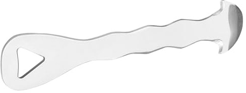 TOYANDONA Sbucciatore Arance in Acciaio Inox 5,1 Impugnatura Ergonomica, Utensile per Pelare Agrumi, Mele e Verdure, Strumento Cucina Riutilizzabile per Casa e Ufficio