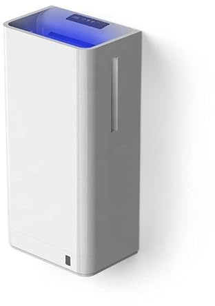 Handtorkar, 1800W Kommersiell Automatisk Handtork Höghastighets 90m/s HEPA Filter Borstlös Motor Induktion Infraröd Sensor Toalett(Wit)