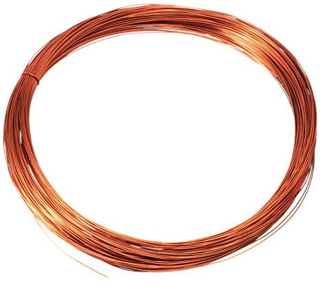 sourcing map Magnet Kabel Kupferlackdraht Wicklung Spule 0,15mm Durchmesser 66 Länge