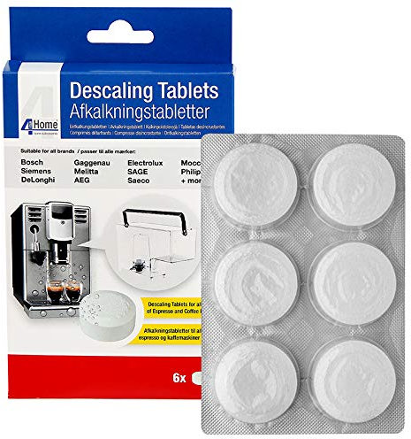 Qualtex Coffee Espresso Maker Descaling Tablets for Miele Coffee Machines - 6PK