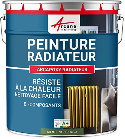 Vernice per radiatori/riscaldamento: ARCAPOXY - 302 - Verde Reseda - RAL 6011 - ARCANE INDUSTRIES