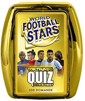 World Football Stars Top Trumps Quiz Game - Italian Edition
