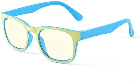 SAFEYEAR Kids Blue Light Blocking Brille, SG022 Anti Eyestrain Blue Light Brille Jungen & Mädchen von Anti UV, Kopfschmerzen, Anti Glare für Computer Blue Light Blocking, PC Screen Game, Lesen usw