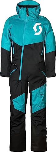 SCOTT Back-X Dryo 2023 Damen 1-Teiler Snowmobil Kombi, schwarz/blau, M
