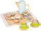 small foot Kaffee und Tee Set Kinderküche aus Holz, 15-TLG. Küchenspielzeug, Rollenspiel für Kinder ab 2 Jahren, 12484
