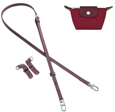 Gastinsave Correas de bolso de repuesto, correa ajustable para bolso de mano de cuero y bandolera para bolso Longchong para mujer