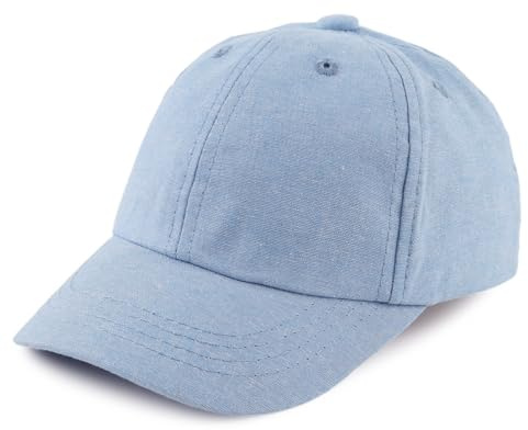 JANGANNSA Cotton Toddler Baseball Cap Baby Boy Sun Hat for Kids Girls Baseball Hats (2-4 Years, SkyBlue)