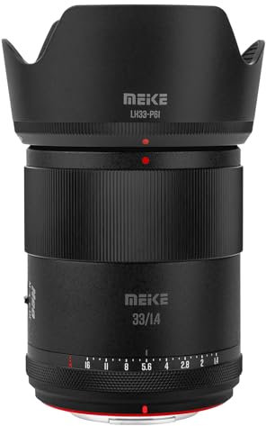 Meike 33 mm F1.4 gran angular APS-C marco AF STM(motor paso a paso) Objetivo Auto Focus Distancia focal fija para cámaras Fujifilm X Mount sin espejo XT2 XT4 XT5 XT10 XT20 XT30 XT50 X-A2 X30 X70 X-S10
