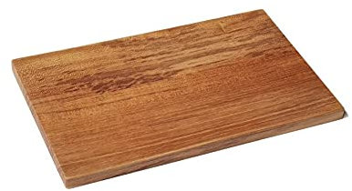 BioMaderas® Tabla de desayuno de madera de teca N°101 FSC 100% certificada, 25 x 15 x 1,3 cm